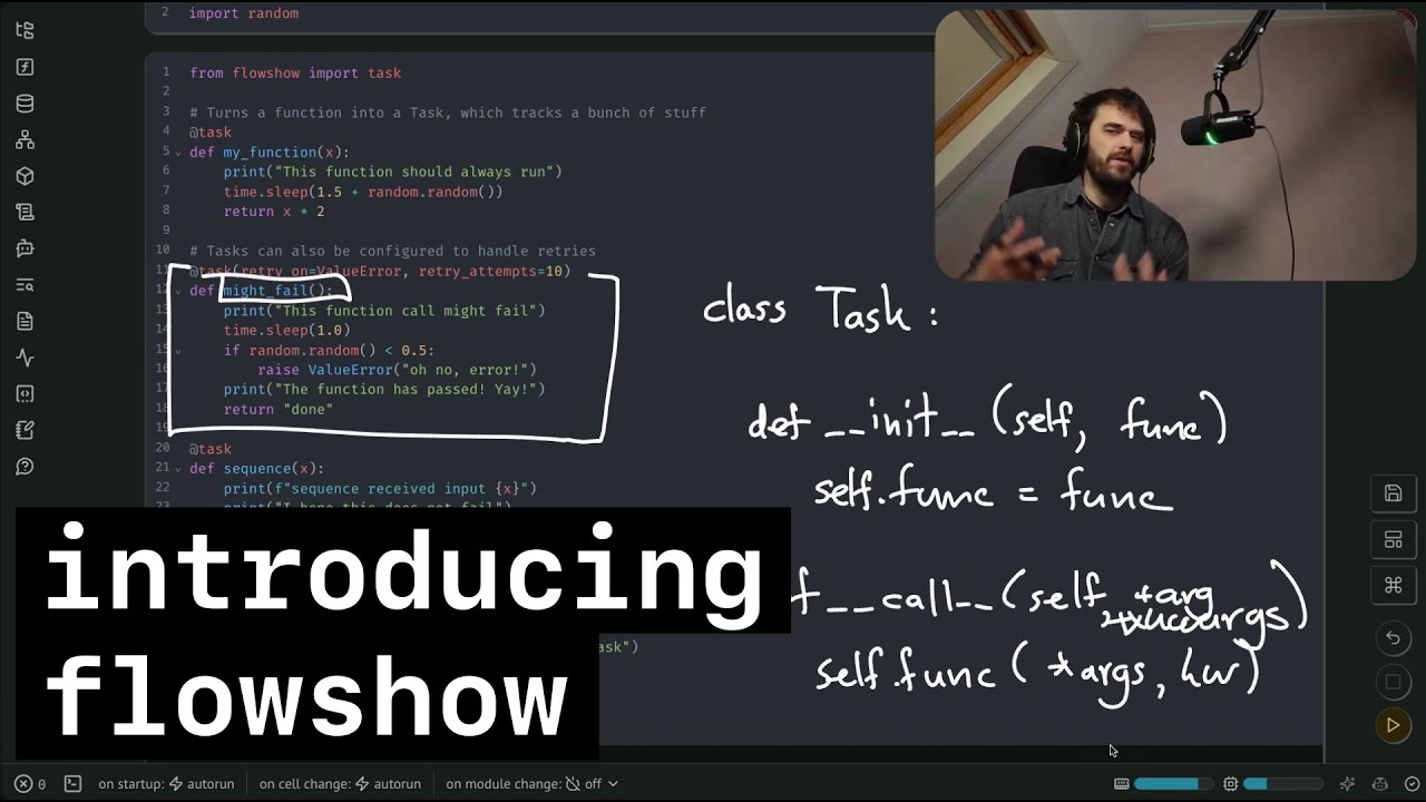 Turning Python functions into Tasks