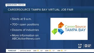 CareerSource Tampa Bay hosting Virtual Job Fair on Wednesday to fill h