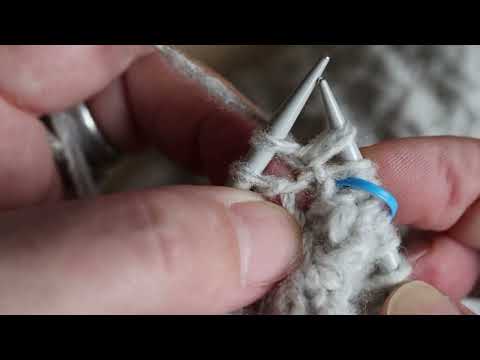 Increase multiple stitches - make 4 sts left -  m4l