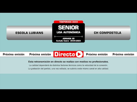 🎥​  Calvo Escola Lubiáns - CH Compostela [Campeonato autonómico senior masculino | J20]