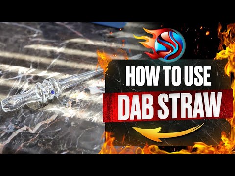 How To Use Glass Nectar Collector | Dab Straw Tutorial