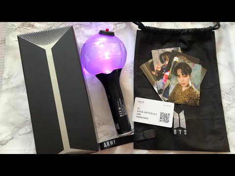 BTS OFFICIAL ARMY BOMB VER 3 LIGHTSTICK UNBOXING| AUTHENTIC!