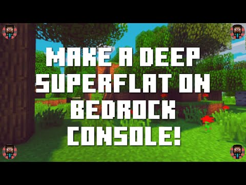Wheelassassin Guides - How to make a Deep Superflat world on Minecraft Bedrock edition!! [PS]