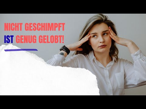 Nicht geschimpft ist gelobt genug @DrArulLourdu