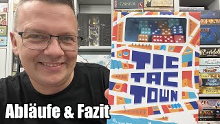 Tic Tac Town (Moses Verlag) Cleveres und attraktives Würfeleinsetzspiel