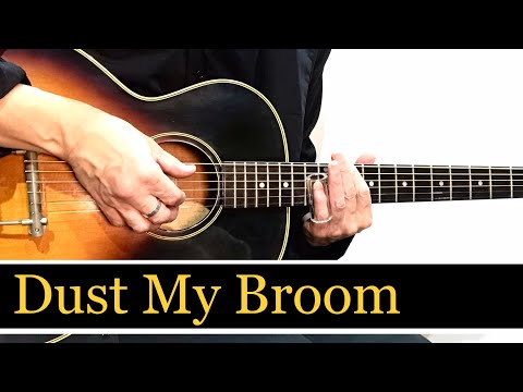 Elmore James - Dust My Broom / OpenD Slide guitar Blues guitar Lesson and tips