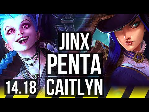 JINX & Senna vs CAITLYN & Brand (ADC) | Penta, Legendary, 23/6/13 | EUW Challenger | 14.18