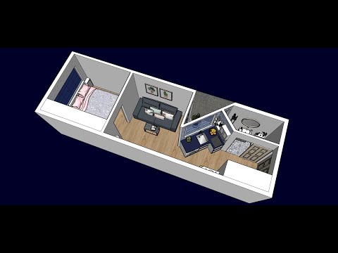 CASA 3x9 METROS 1 habitacion/PATIO INTERIOR