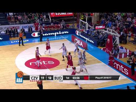 ABA Liga 2016/17, Semi-finals, Round 1 match: Crvena zvezda mts - Budućnost VOLI (19.3.2017)