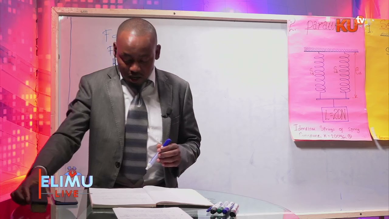 HOOKE'S LAW - PHYSICS (FORM 2) WITH MR. ROBERT K. WAITITU