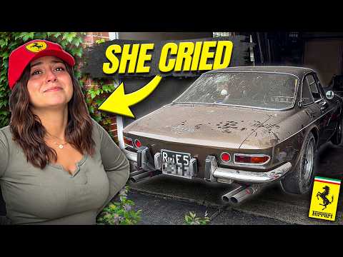 Granddaughter Sees Deceased Grandfather's $1,000,000 Ferrari CLEANED For The First Time in YEARS!