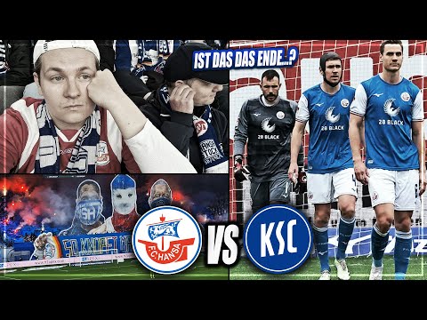 DAS ENDE DER 2. LIGA NAHT... Hansa Rostock - KSC Stadion Vlog | Tausend Feinde, keine Freunde Choreo