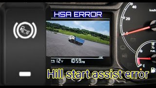 HSA ERROR. Hill Start Assist Error.