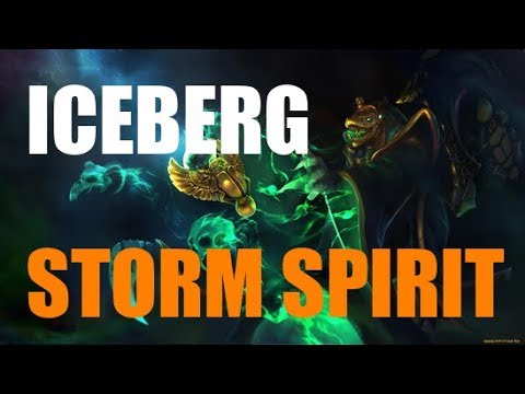 Iceberg [Storm Spirit] PREDATOR | 12-0 K-D | Dota 2 Pro Gameplay!
