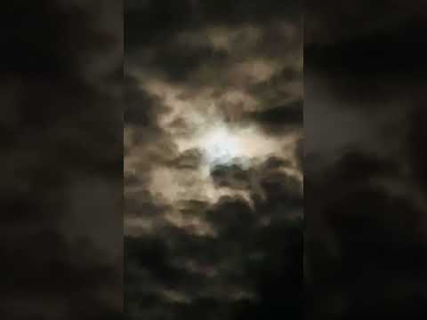 Dark Clouds Covering the Moon #moon #clouds #dark #night #nature  #observation #talking