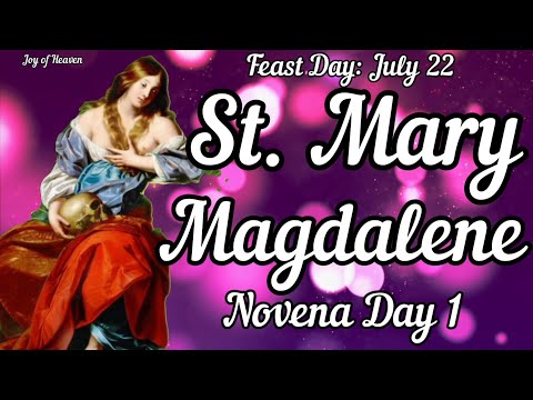 Novena to St. Mary Magdalene with Litany Day 1