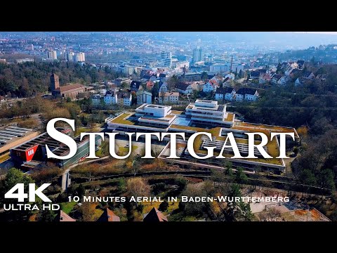 STUTTGART 🇩🇪 Drone Aerial 4K Drohne | Baden-Württemberg Germany Deutschland