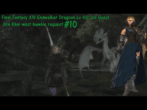 Final Fantasy XIV Endwalker Dragoon Lv 60 Job Quest Orn Khni most humble request #10