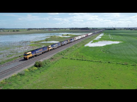 6PM7 Pacific National Container Train At Gheringhap Loop (17/10/2022) - PoathTV Railways