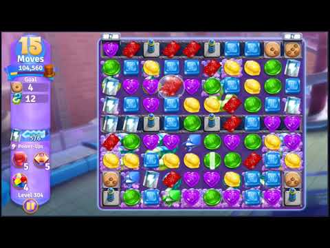 Wonka's World of Candy Level 304 - NO BOOSTERS + FULL STORY 🍫 | SKILLGAMING ✔️
