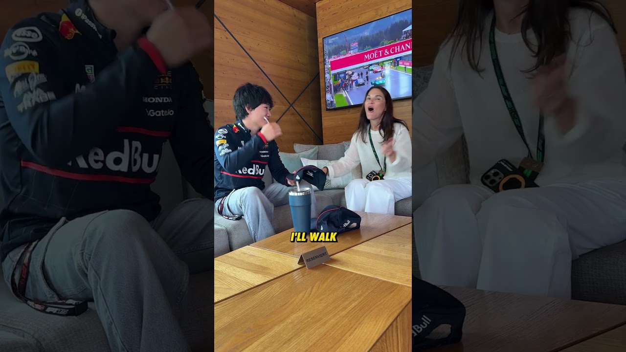 “I don’t want to get you in trouble” 🥹💙#F1 #RedBullRacing