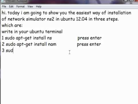 comment installer ns2 sous ubuntu