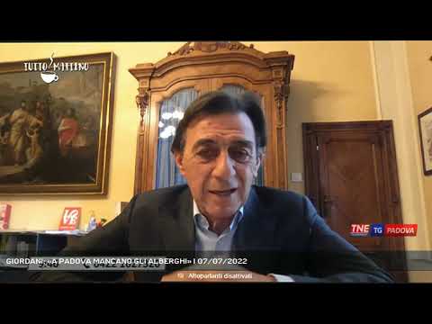 GIORDANI: «A PADOVA MANCANO GLI ALBERGHI» | 07/07/2022
