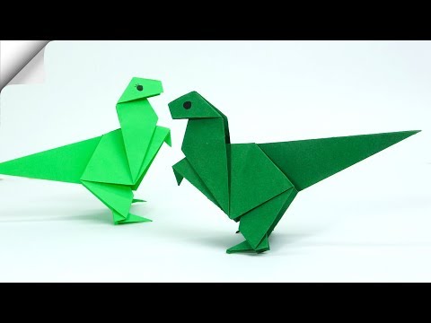 Paper dinosaur Easy paper toys