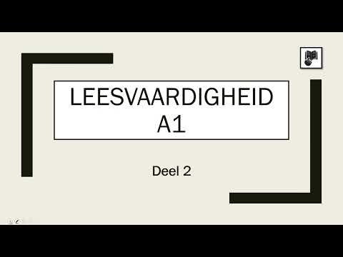 Reading Skills A1 - Part 2