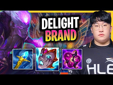DELIGHT IS INSANE WITH BRAND SUPPORT! | HLE Delight Plays Brand Support vs Alistar!  Season 2024