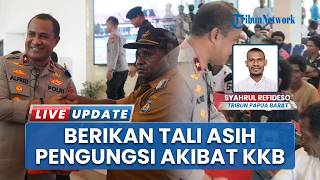 Tali Asih Kapolda Papua Barat, Bagi-bagi Santunan untuk Pengungsi Moskona Teluk Bintuni
