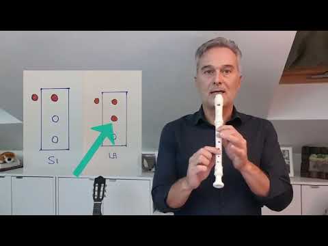 ESERCIZIO n.2 - Si e La - Le note sul Flauto dolce.