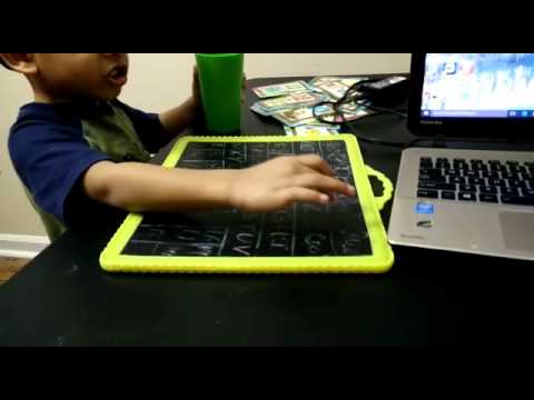 Lohithram telling telugu alphabets