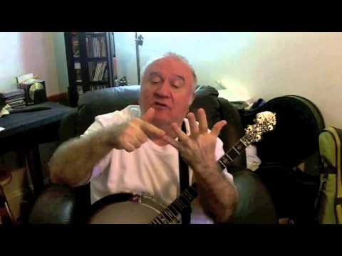 4st Banjo #3 (teaching making chords) Eddy Davis