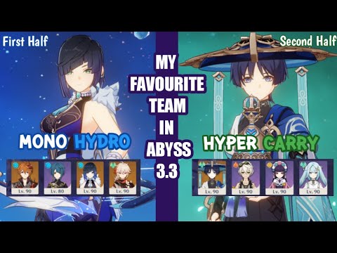 Spiral Abyss(3.3) Speedrun floor12 | Continuous run | KutsuTØ