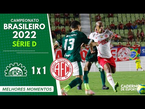 ICASA 1 X 1 AMÉRICA RN - 7ª RODADA BRASILEIRÃO SÉRIE C 2022 - MELHORES MOMENTOS