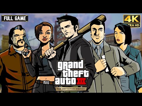 GTA 3 The Definitive Edition - Full Game Walkthrough 100% Completion (PC 4K 60fps)