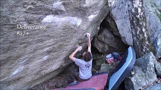 Video thumbnail: Deliverance, 8a/+. Chironico