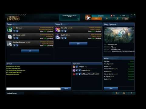 KCgameon League of Legends tournament