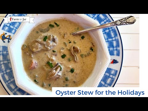 How to make Oyster Stew with Heavy Cream and Almond Milk