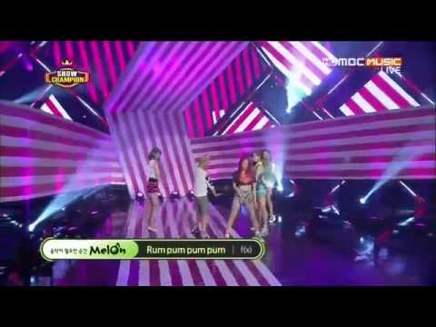 [130731] F(x) Comeback Stage - Rum Pum Pum Pum @ MBC Show Champion