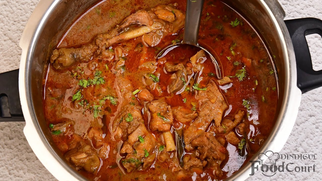 Simple Pressure Cooker Chicken Curry/ Country Chicken Curry/ Nattu Kozhi Kulambu