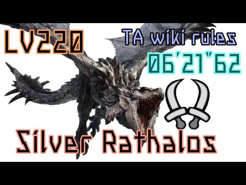 【MHR:S】傀異討究:リオレウス希少種 LV220 双剣 06'21'62 TAwiki rules/Anomaly Silver Rathalos