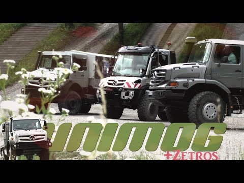 UNIMOG 5023 und 530 + Zetros OFFROAD | Mercedes-Benz Testgelände Ötigheim