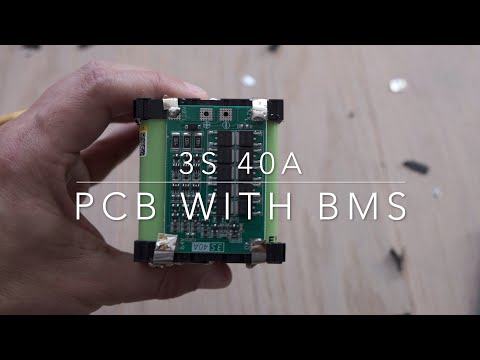 3S 40A Li-ion  Battery Charger Protection Board PCB with BMS