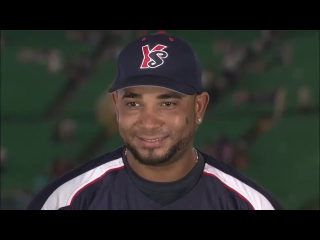 スワローズ・バレンティン選手ヒーローインタビュー 2014/5/31 ホークス対スワローズ