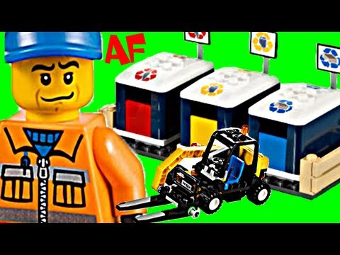 Vidéo LEGO City 4206 : Le camion de recyclage