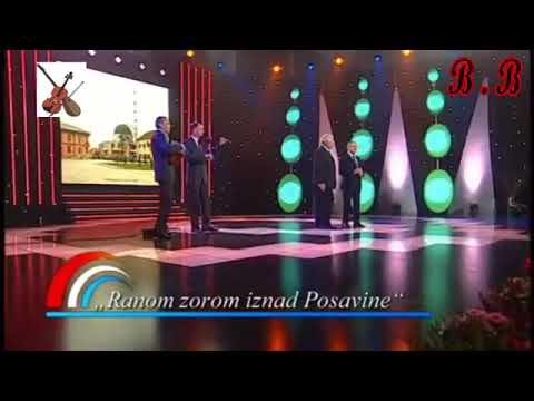 Ilija i Marko Begić-Ranom zorom iznad Posavine