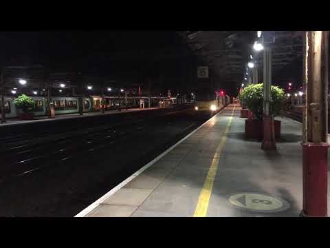 60021 departing crewe with 6C37 ‘chirk logs’