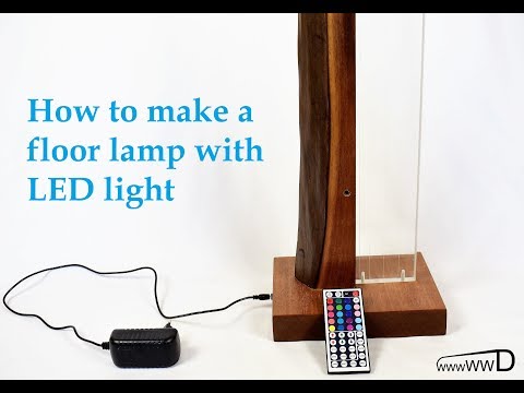 Floor Lamp with LED Light